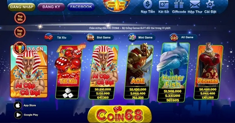 Giao diện Coin68 Club