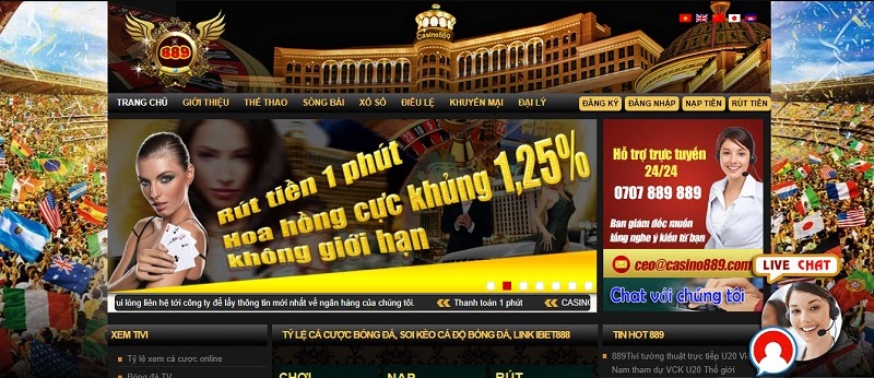 Khuyến mãi Casino889