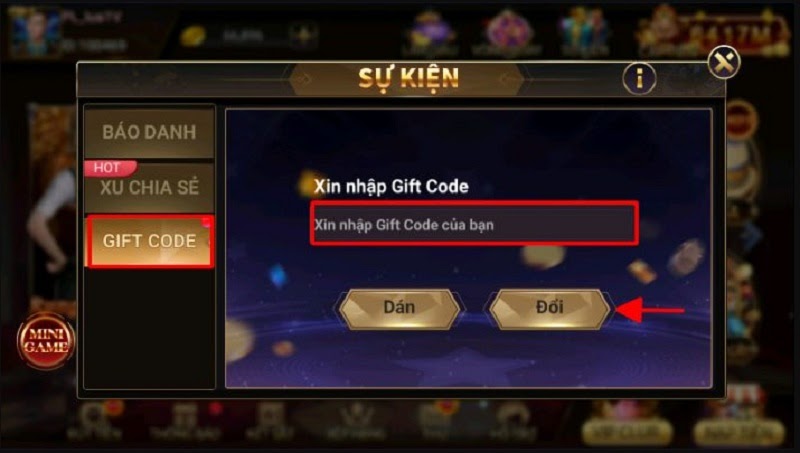 Hướng dẫn nhận giftcode Twin68