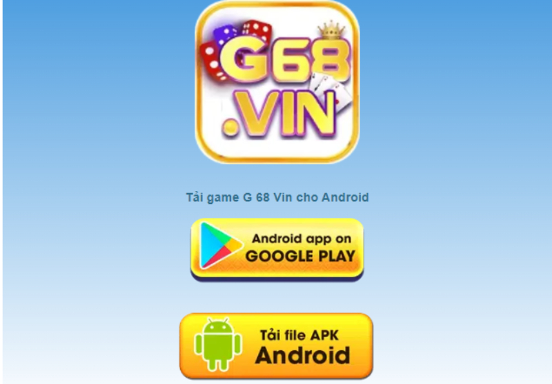 Link tải về cổng game G68 Vin 