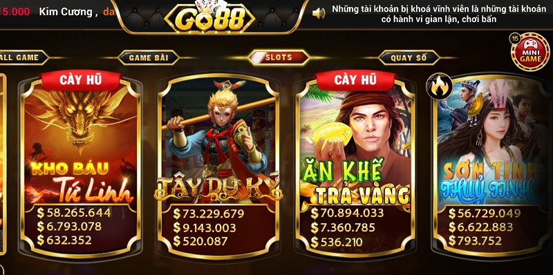 Kho game Go88 đẳng cấp bậc nhất trên thị trường