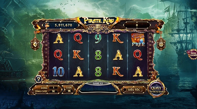 Giao diện trò chơi Pirate King NhatVip