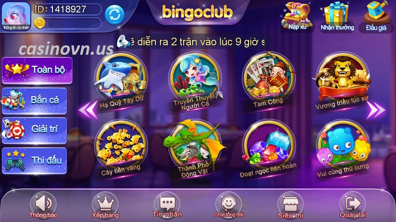 Trò chơi BinGo Club