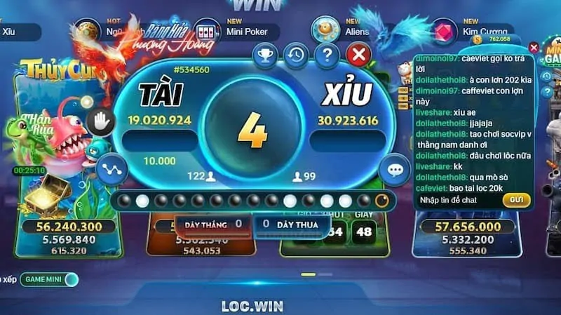 Minigame Lộc win