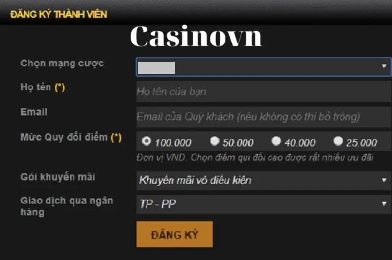 Đăng ký Casino889