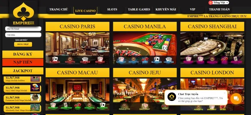 Live Casino Empire777