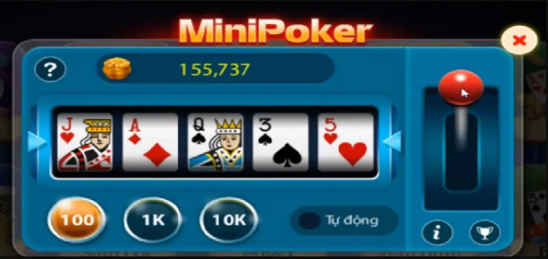 Game mini poker Su500