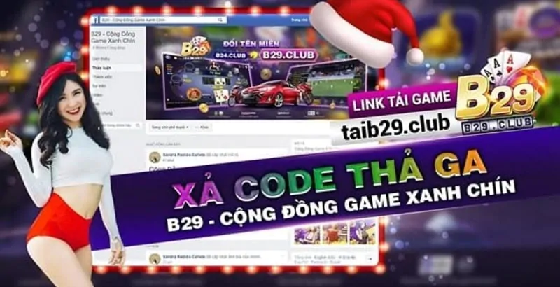 Chương trình xả giftcode tại cổng game B29 Club