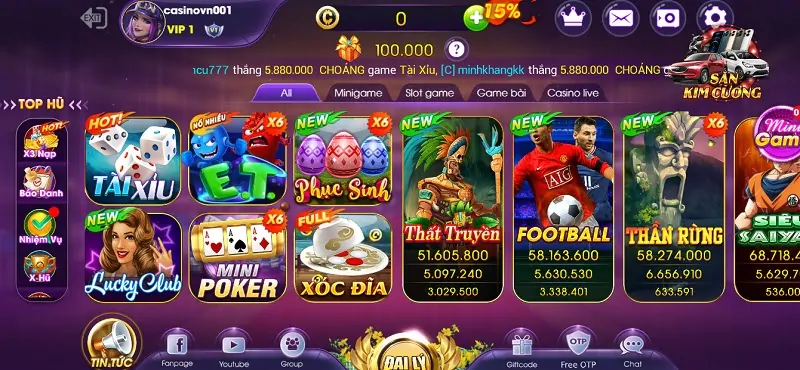 Đồ họa đỉnh cao của cổng game bài đổi thẻ Choang Vip